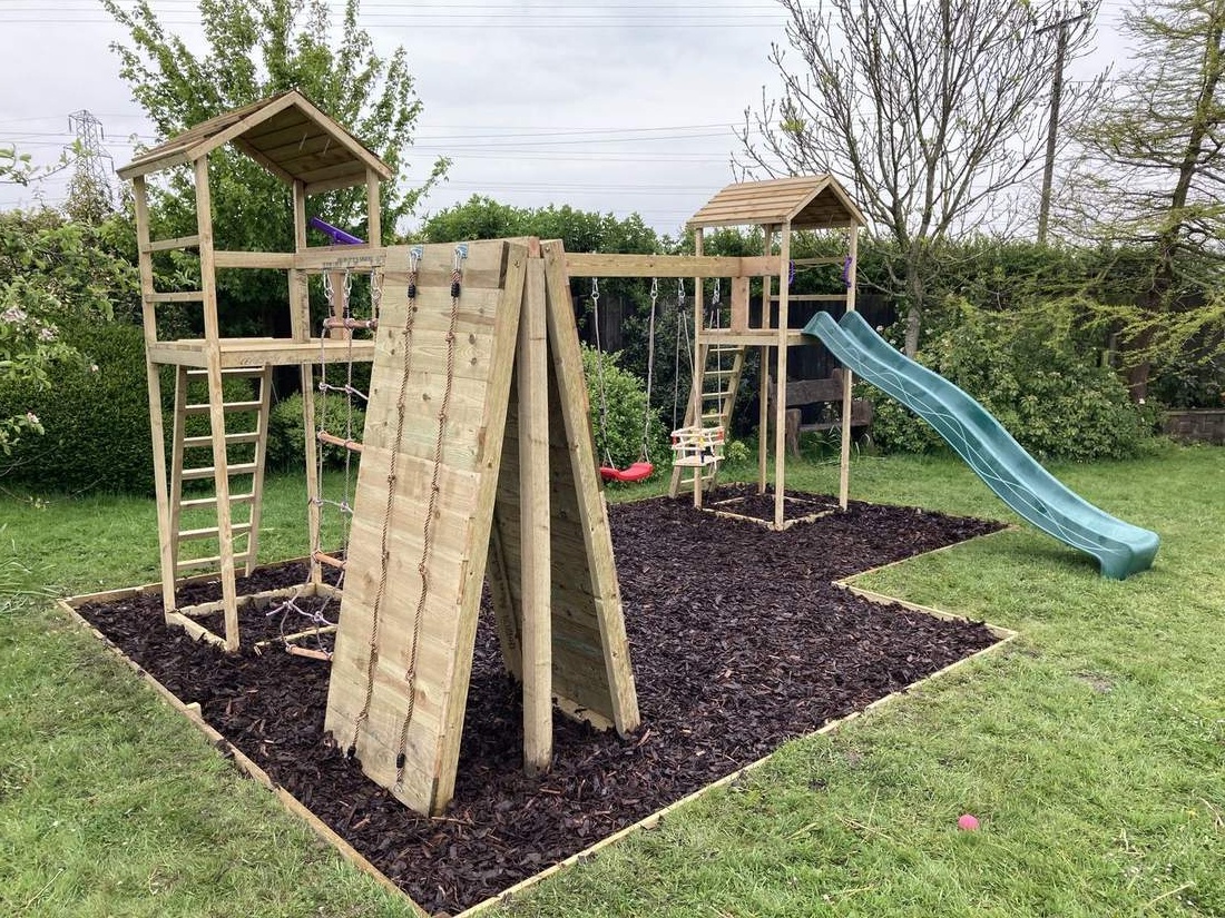 Children's timber play area